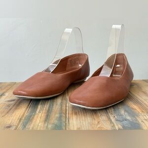 Gentle Souls by Kenneth Cole Eugene Travel Ballet Brown Flats Women's Size 8.5